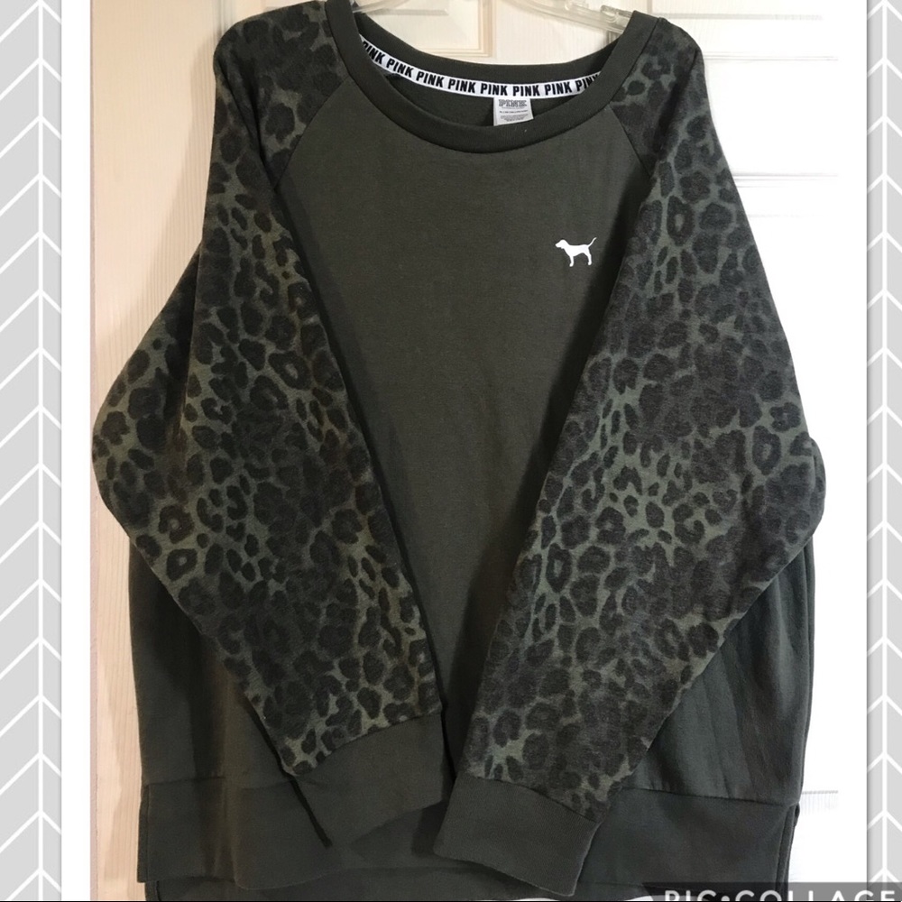 Pink crewneck sweater